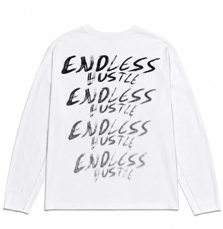 Endless Hustle Longsleeve White