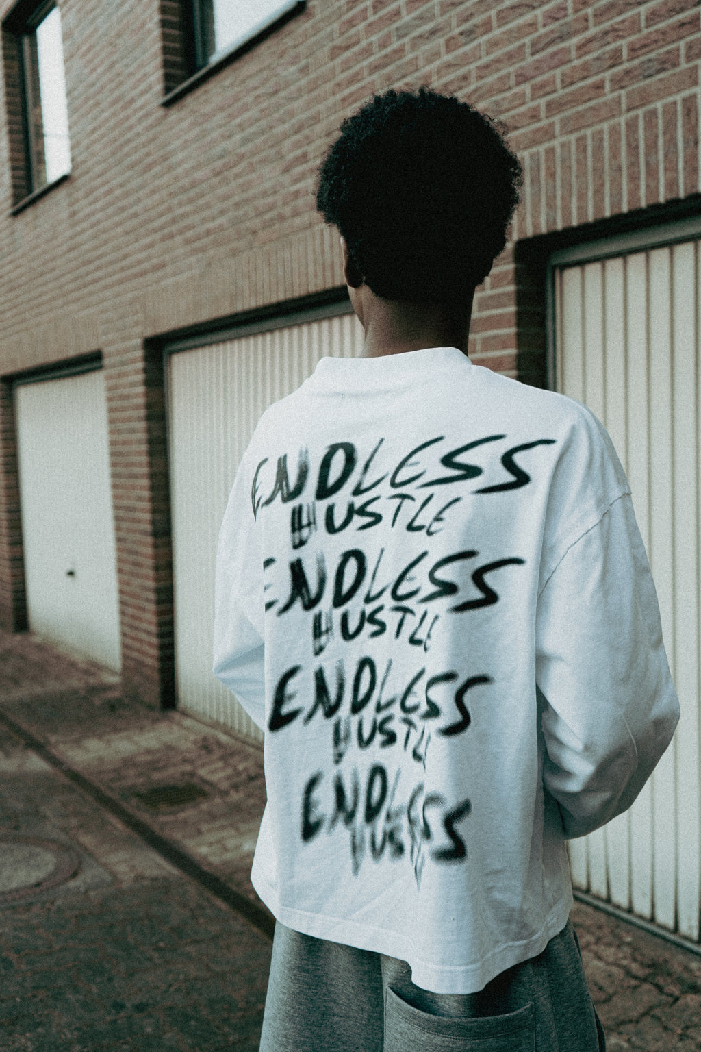 Endless Hustle Longsleeve White